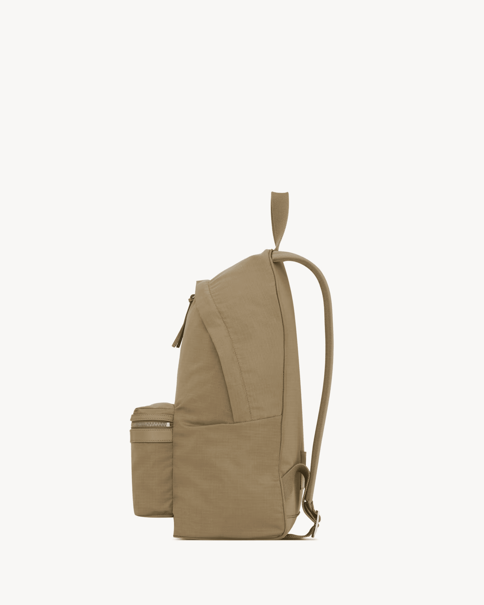 Sa1nt Lau*nt CITY backpack in nylon ripstop and leather