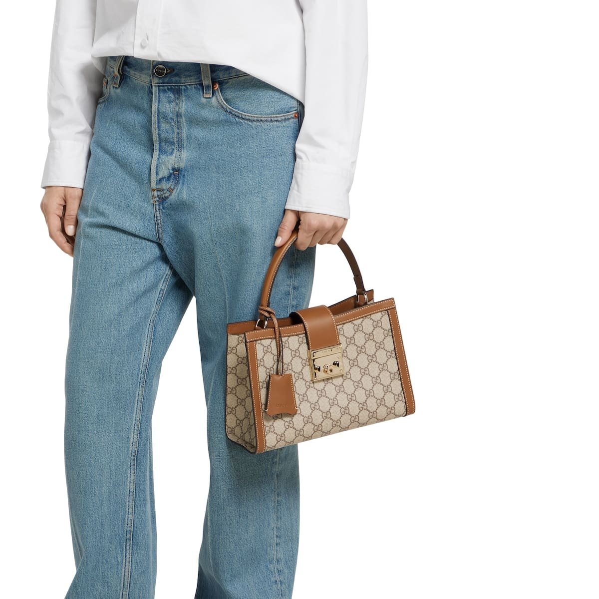 Gvc*1 Padlock medium top handle bag