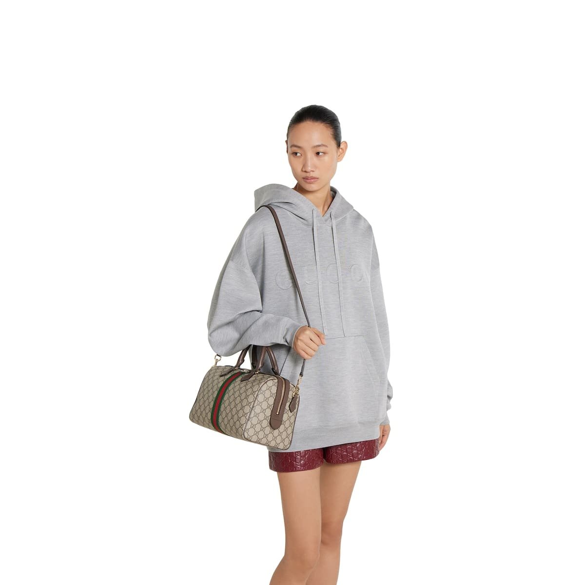Gvc*1 Ophidia large boston bag