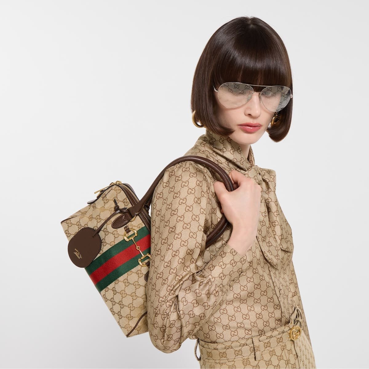 Gvc*1 Borsetto medium boston bag