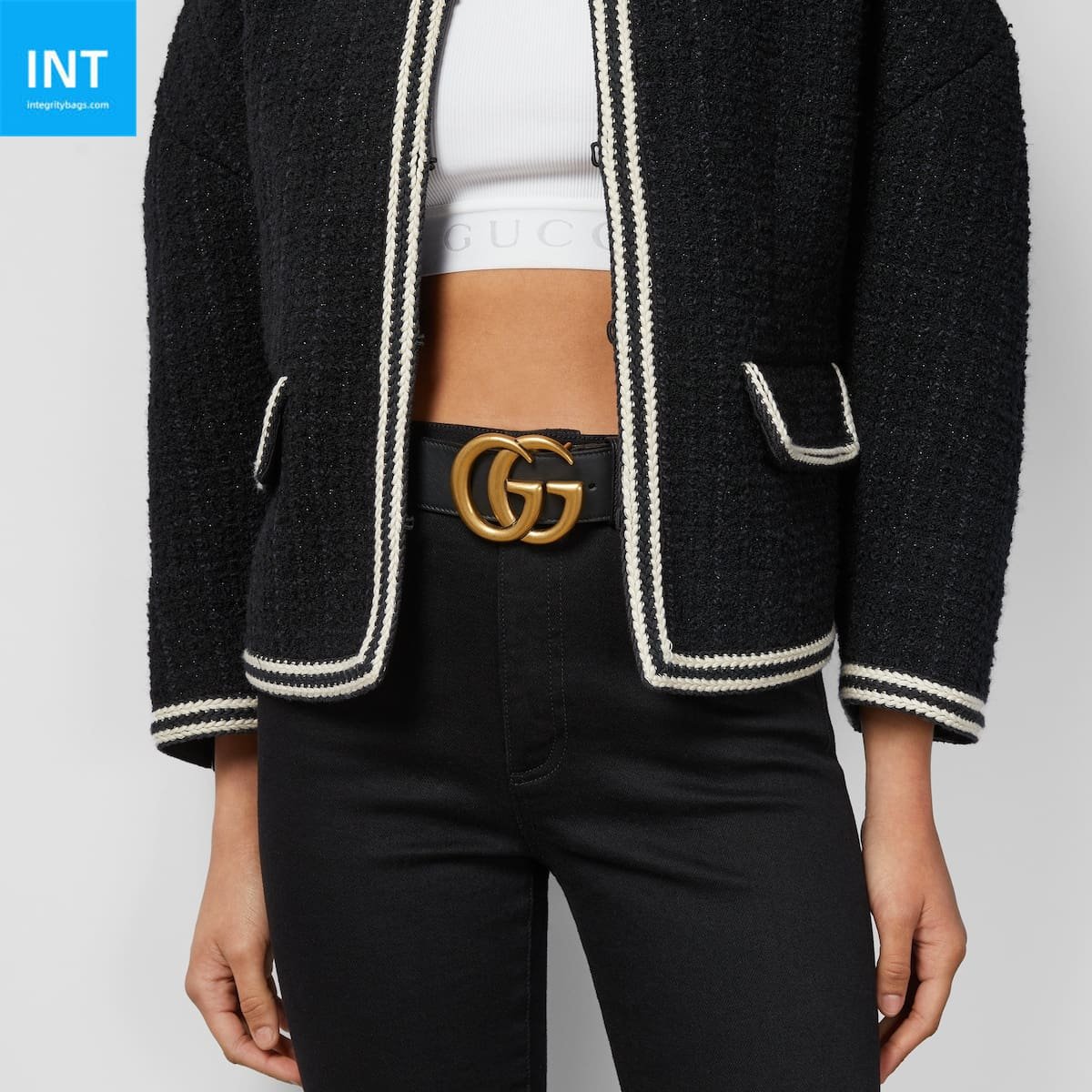 Gvc*1 GG Marmont wide belt
