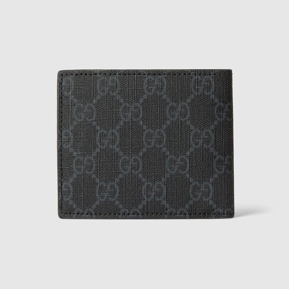 Gvc*1 Grey interior GG bi-fold wallet