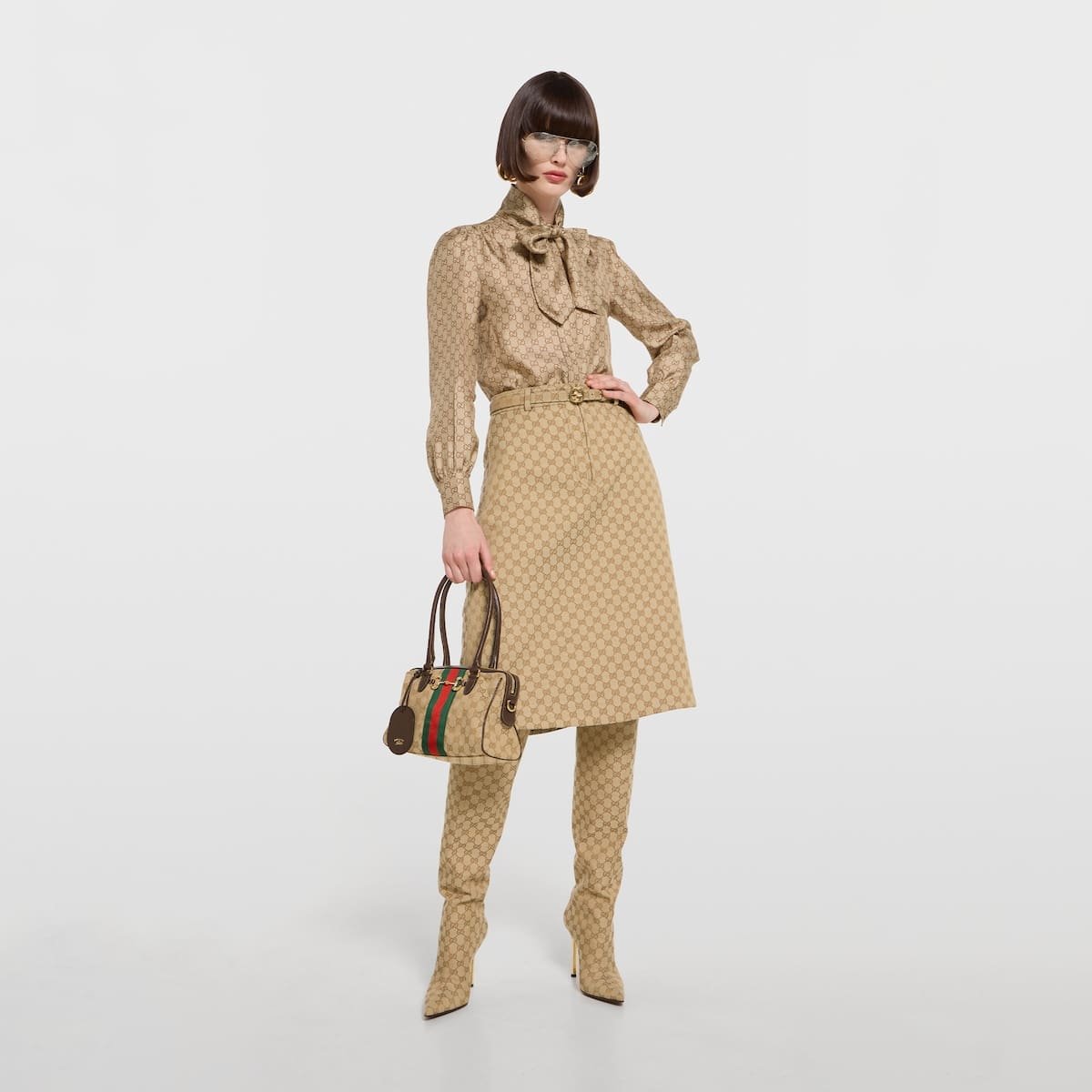 Gvc*1 Borsetto medium boston bag