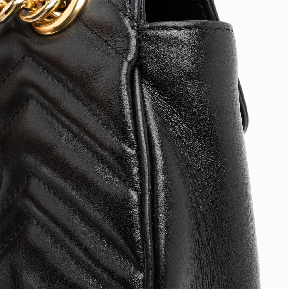 Gvc*1 Matelasse Leather GG Marmont Mini Shoulder Bag (SHF-V1dIip)