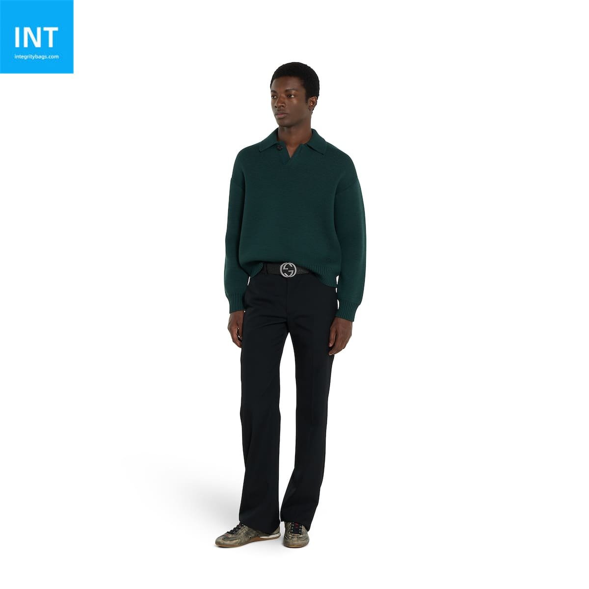 Gvc*1 Reversible belt with Interlocking G buckle
