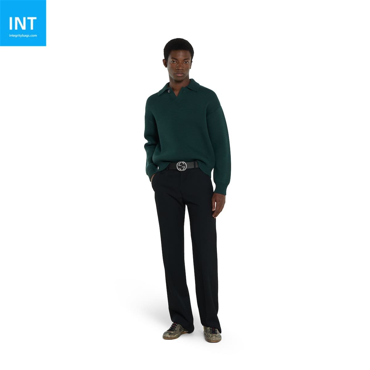 Gvc*1 Reversible belt with Interlocking G buckle
