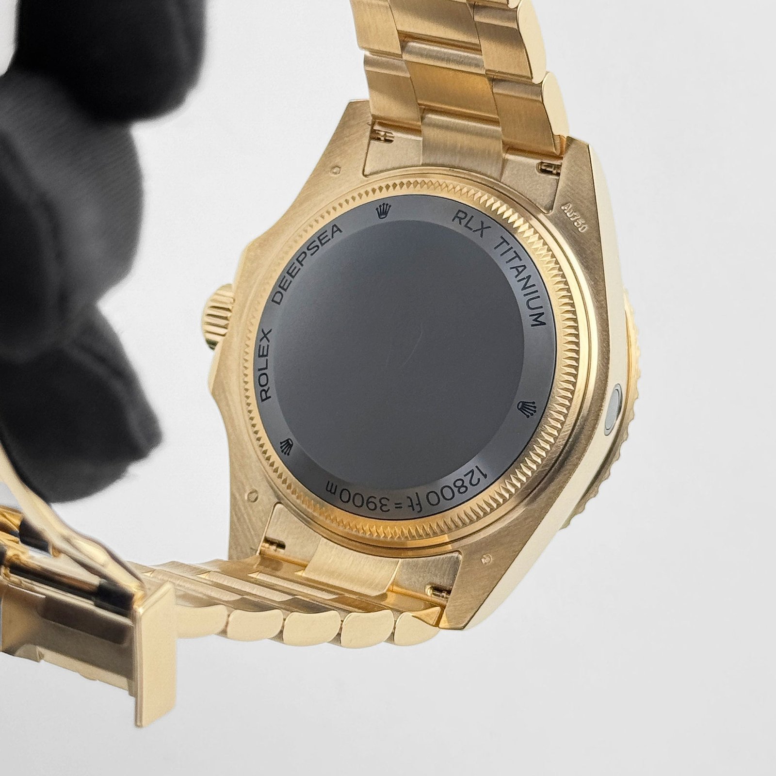 R01ex Deepsea 136668LB Yellow Gold Blue Dial Oyster