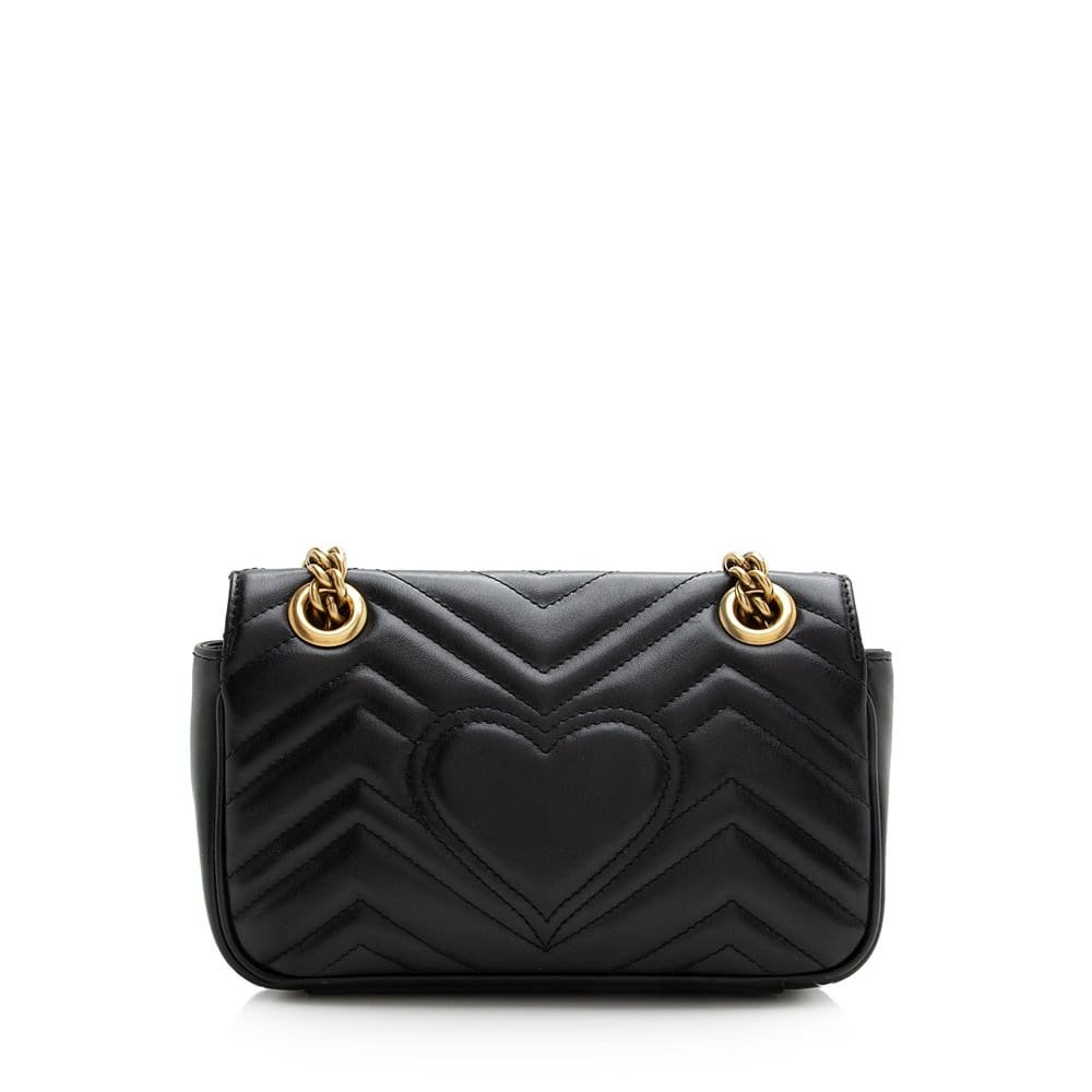 Gvc*1 Matelasse Leather GG Marmont Mini Shoulder Bag (SHF-V1dIip)