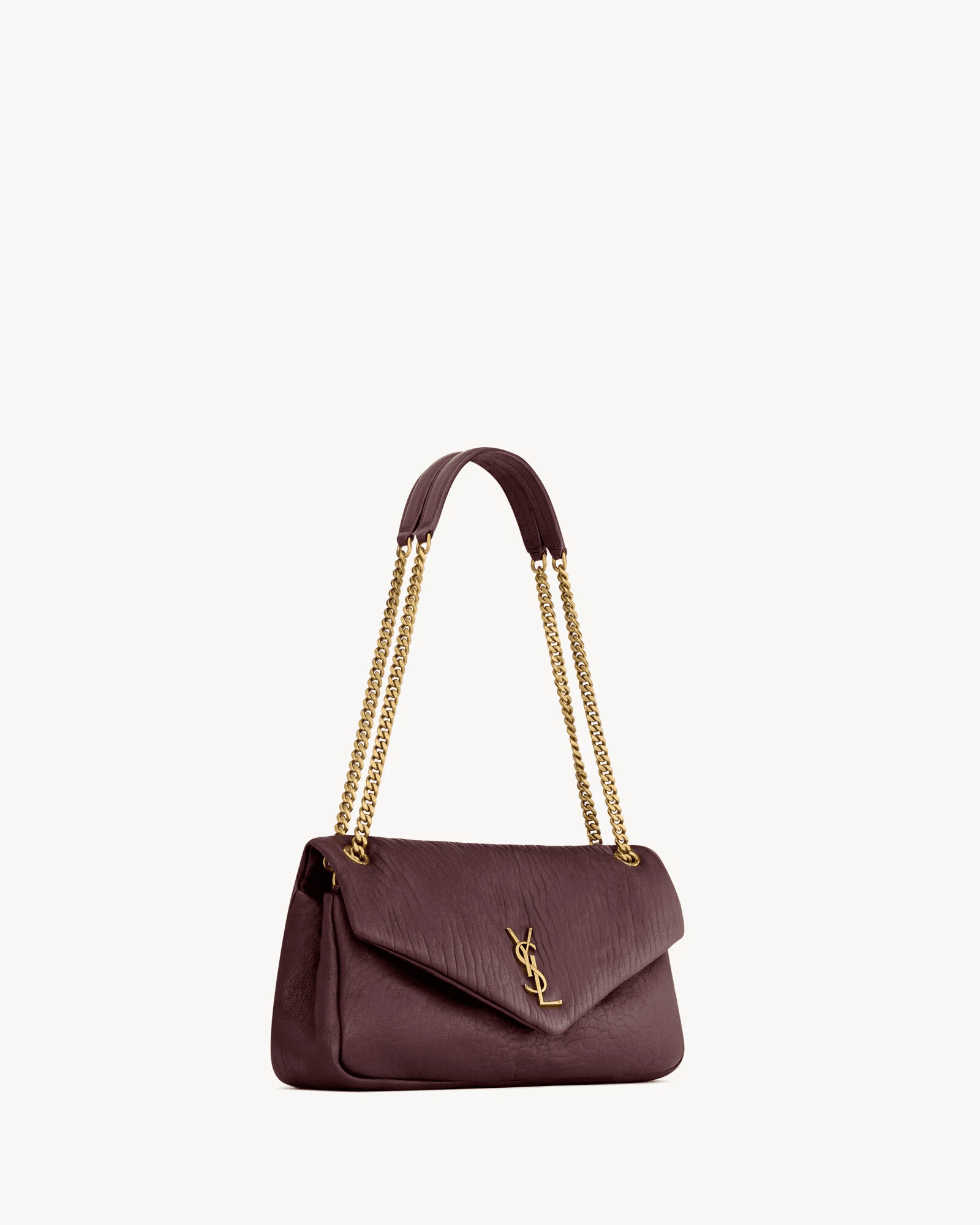 Sa1nt Lau*nt CALYPSO medium in grained lambskin