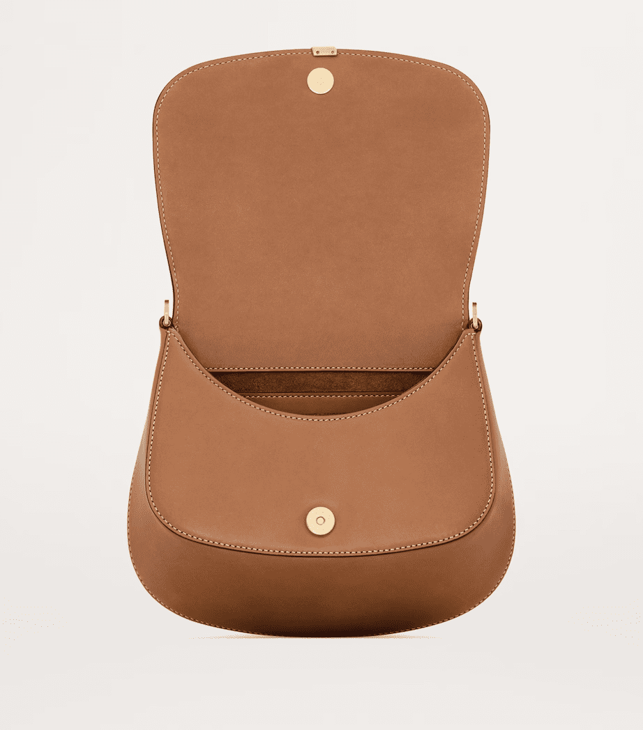 Sa1nt Lau*nt Leather Voltaire Top-Handle Bag