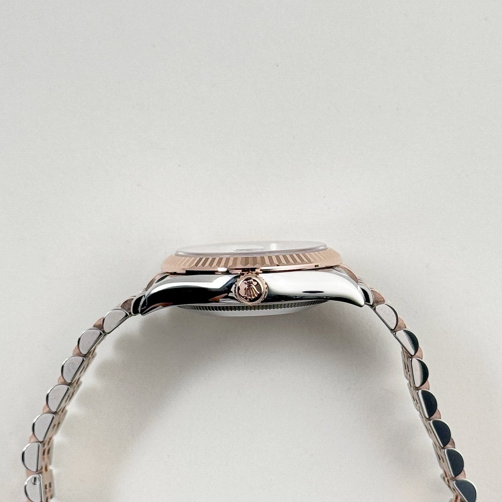 R01ex Datejust 31 278271 ‘Ladies’ Stainless Steel Rose Gold White Roman Numerals Dial (2025)