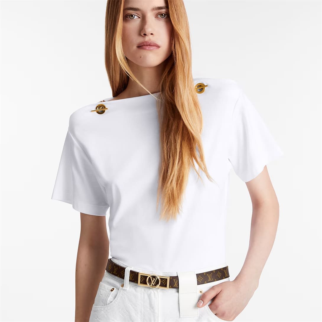 L0vis Vvtt0n M0196W Dauphine 25mm Reversible Belt