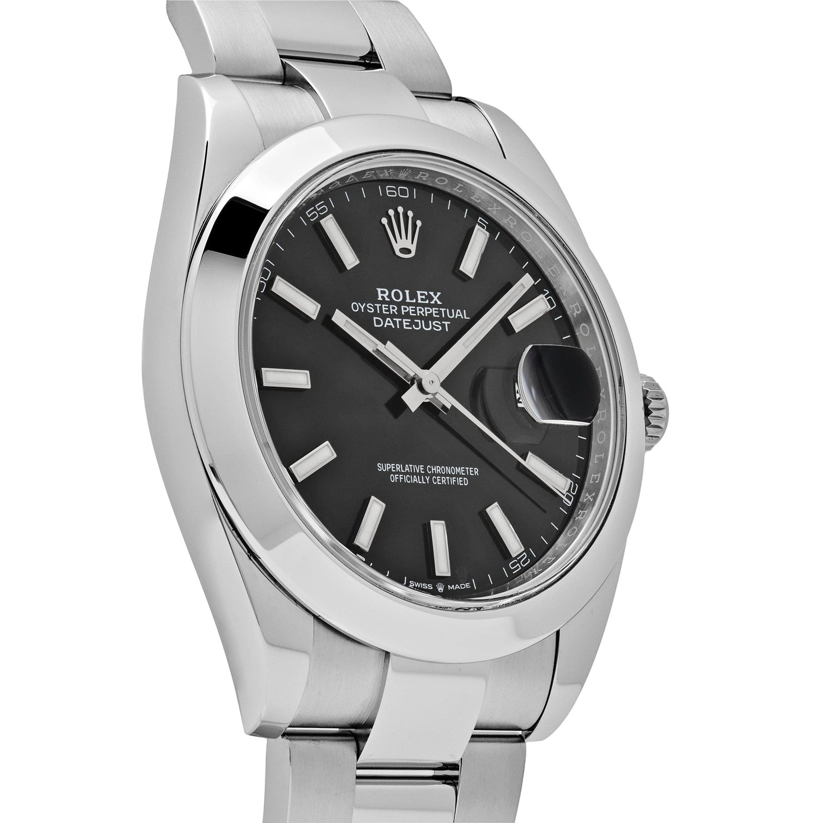 R01ex Datejust 41 126300 Stainless Steel Black Dial Oyster (2024)