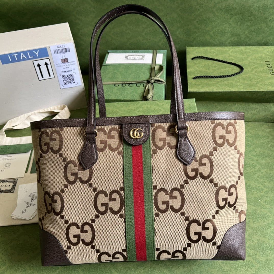 Gvc*1 Ophidia Jumbo GG Medium Tote