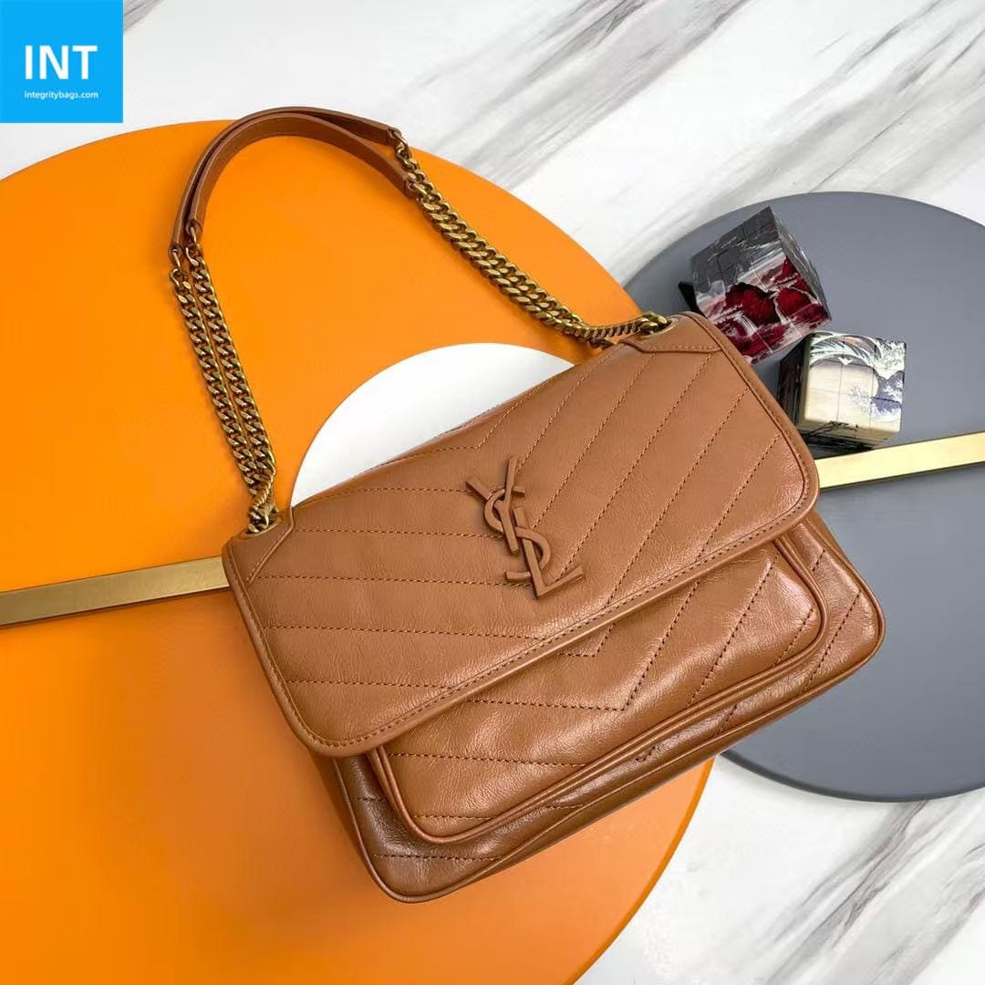 Sa1nt Lau*nt NIKI MEDIUM VINTAGE LEATHER HANDBAG