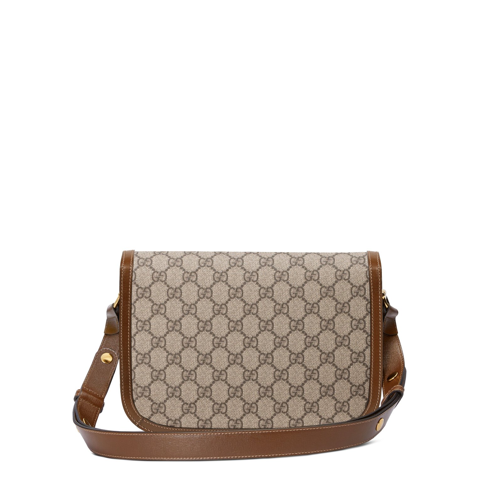 Gvc*1 – Women’s Horsebit 1955 Shoulder Bag – (Beige/Ebony)