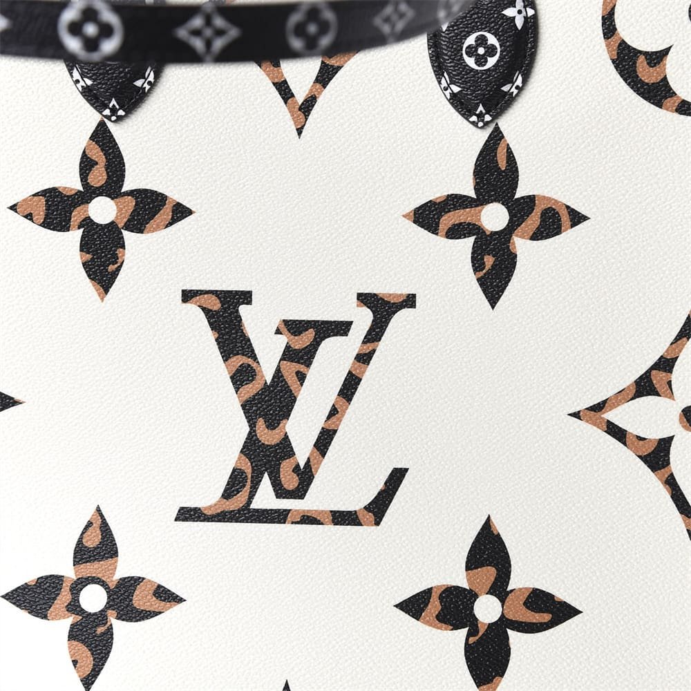 L0vis Vvtt0n Monogram Giant Jungle Onthego GM Ivory