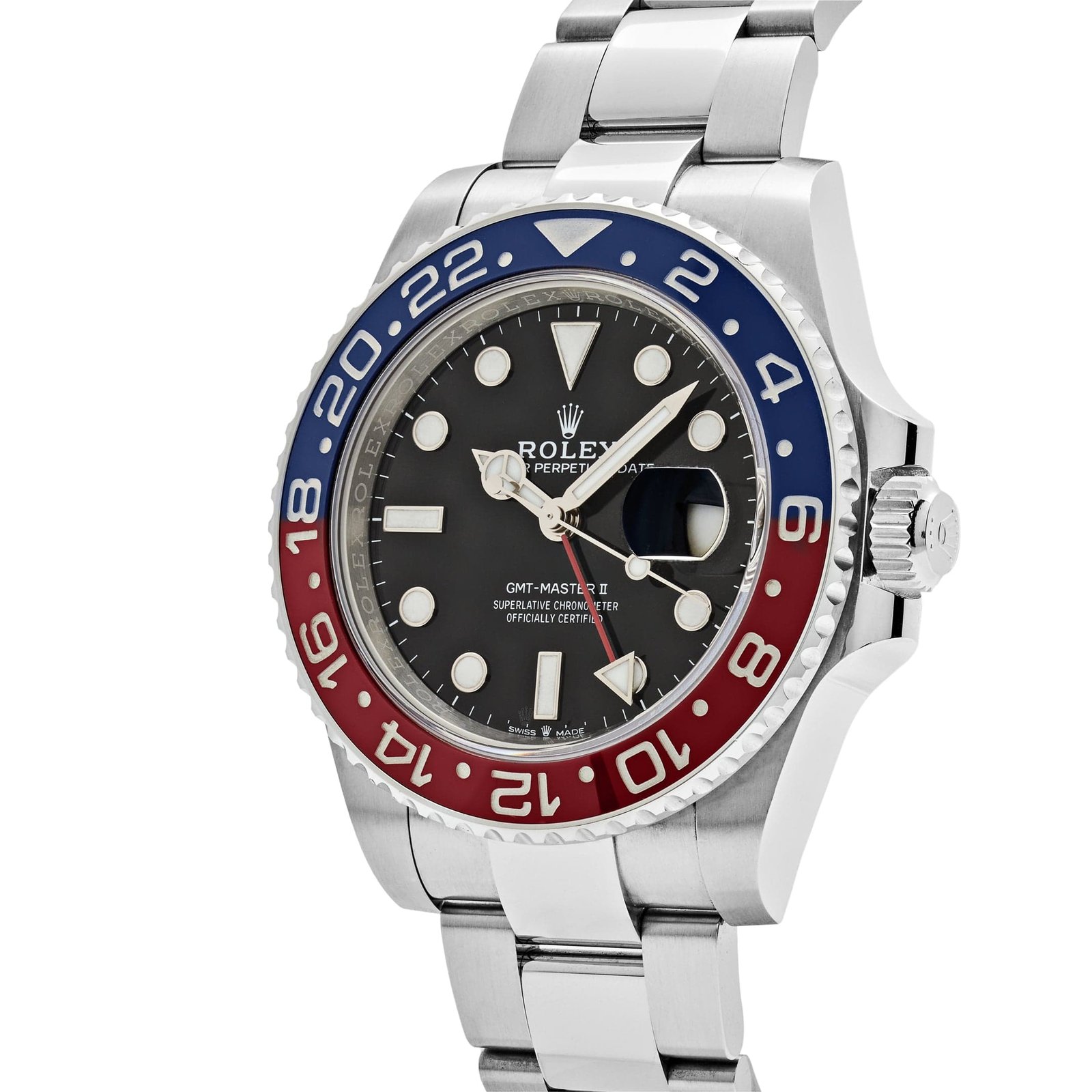R01ex GMT-Master II 126710BLRO ‘Pepsi’ Stainless Steel Black Dial Oyster (2022)