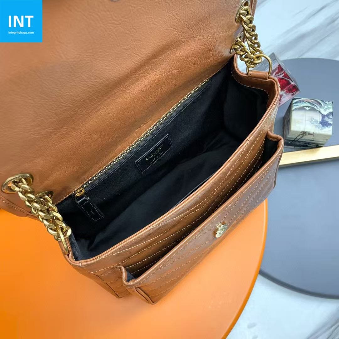 Sa1nt Lau*nt NIKI MEDIUM VINTAGE LEATHER HANDBAG