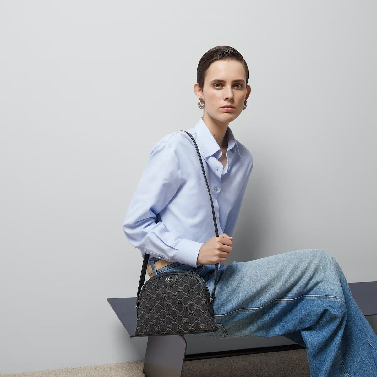 Gvc*1 OPHIDIA GG SMALL SHOULDER BAG