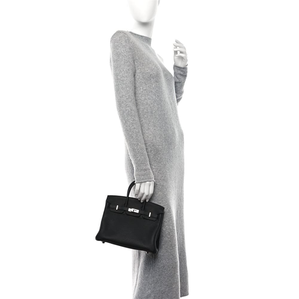 H**me5 Epsom Birkin Sellier 25 Black