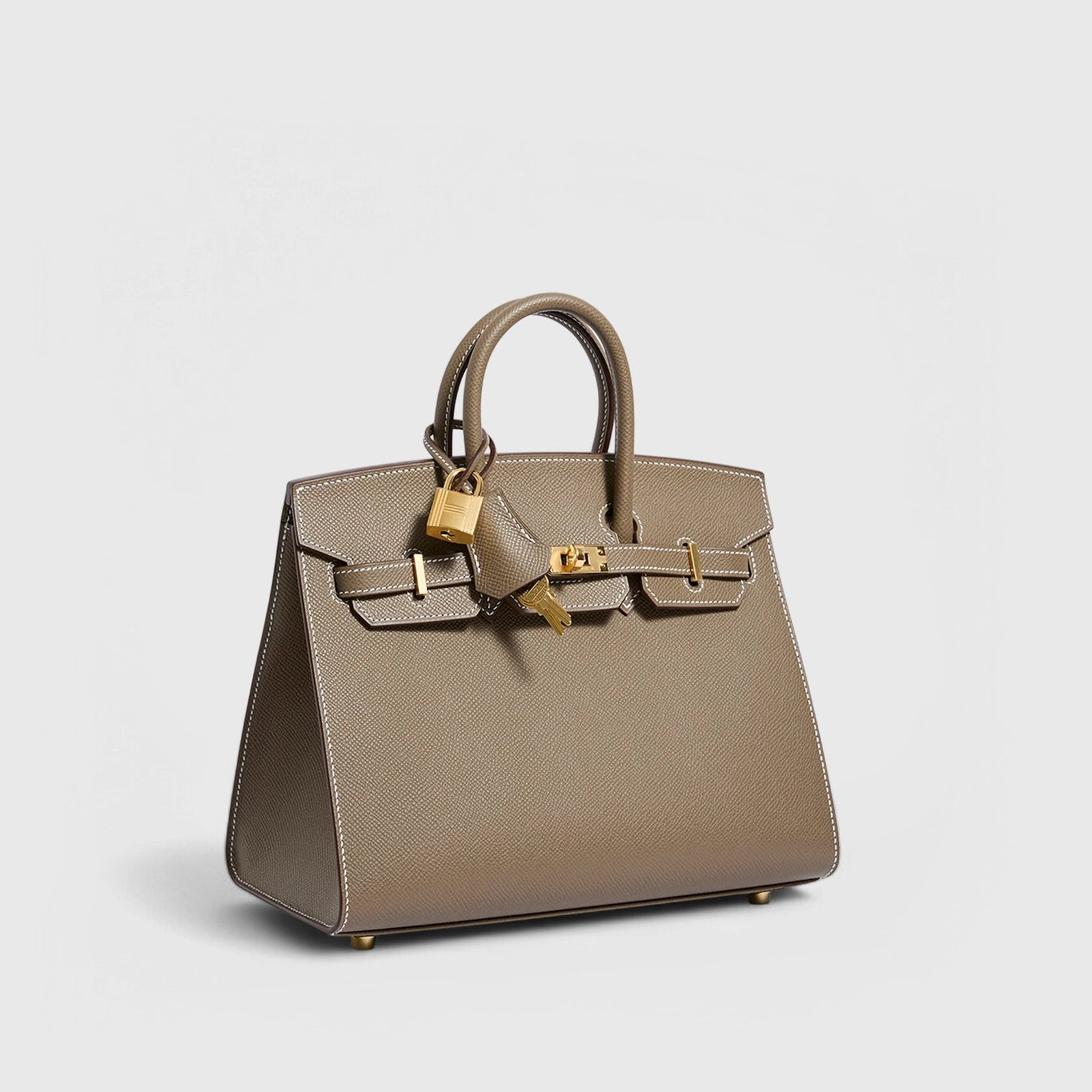 H**me5 Birkin 25 Epsom Etoupe Sellier Gold Hardware