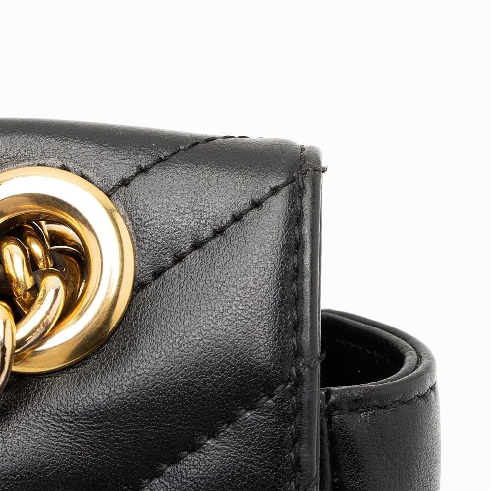 Gvc*1 Matelasse Leather GG Marmont Mini Shoulder Bag (SHF-V1dIip)