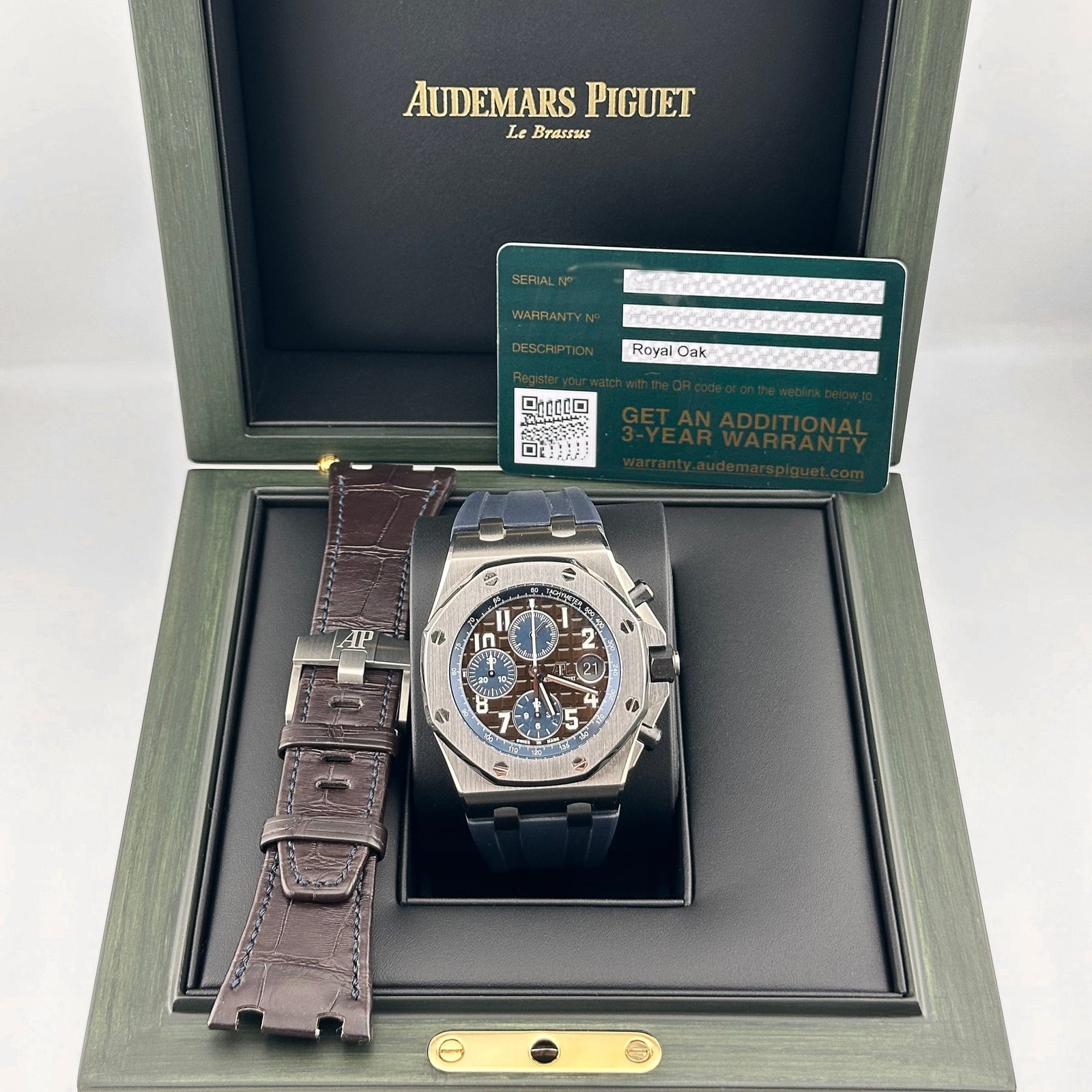 Audemars P1g*et Royal Oak Offshore Chronograph 26470ST.OO.A099CR.01.A Selfwinding Stainless Steel Brown Dial