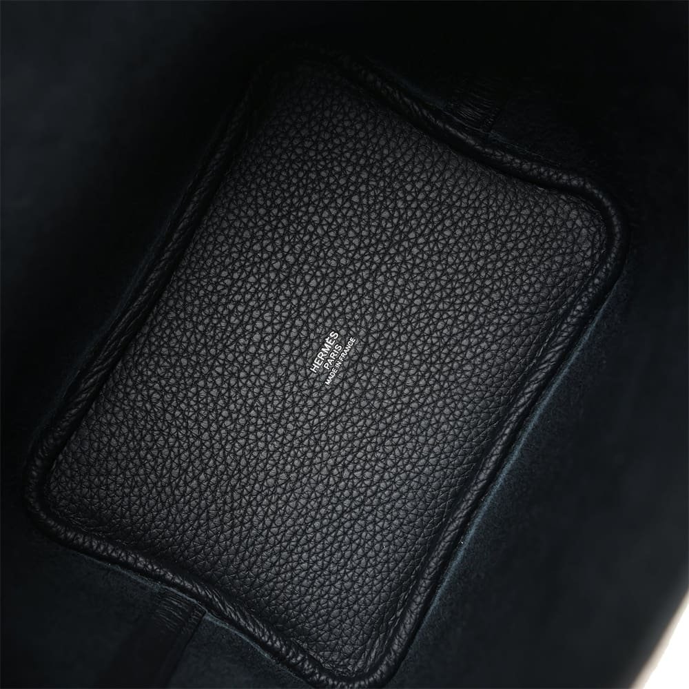 H**me5 Picotin Lock 18 Black Clemence Palladium Hardware