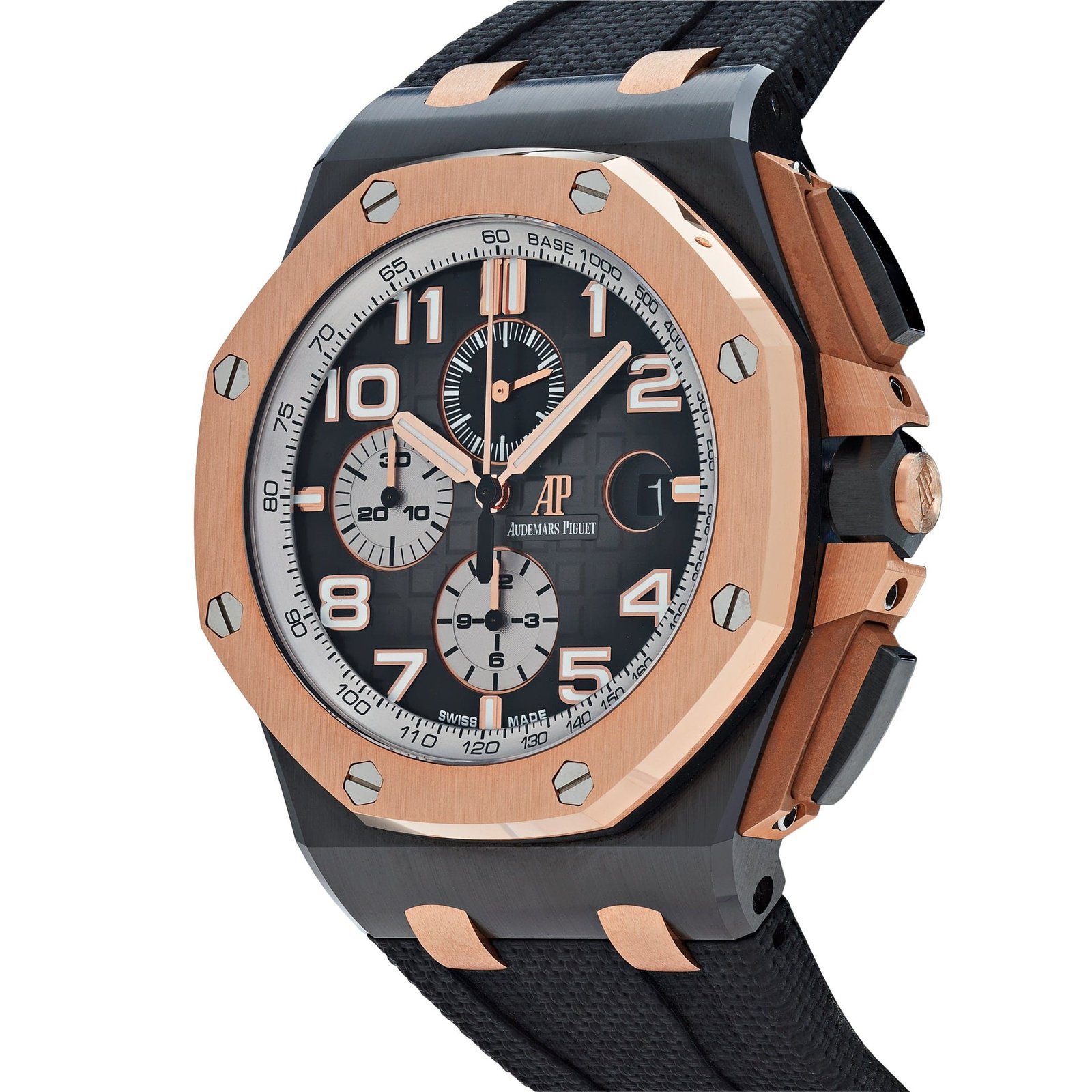 Audemars P1g*et Royal Oak Offshore 26405NR.OO.A002CA.01 Selfwinding Chronograph Smoked Grey Dial