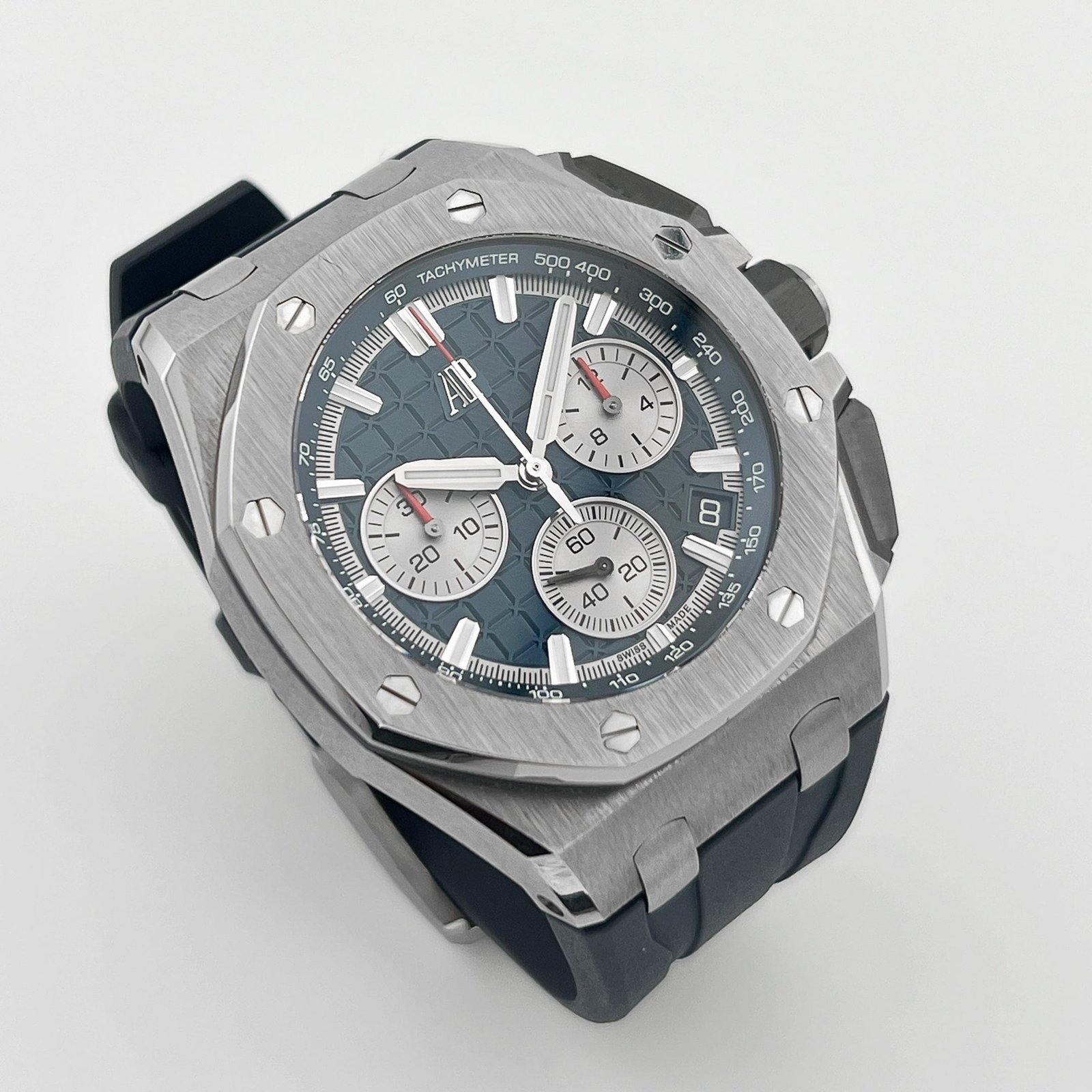 Audemars P1g*et Royal Oak Offshore 26420TI.OO.A027CA.01 Chronograph Titanium Blue Dial