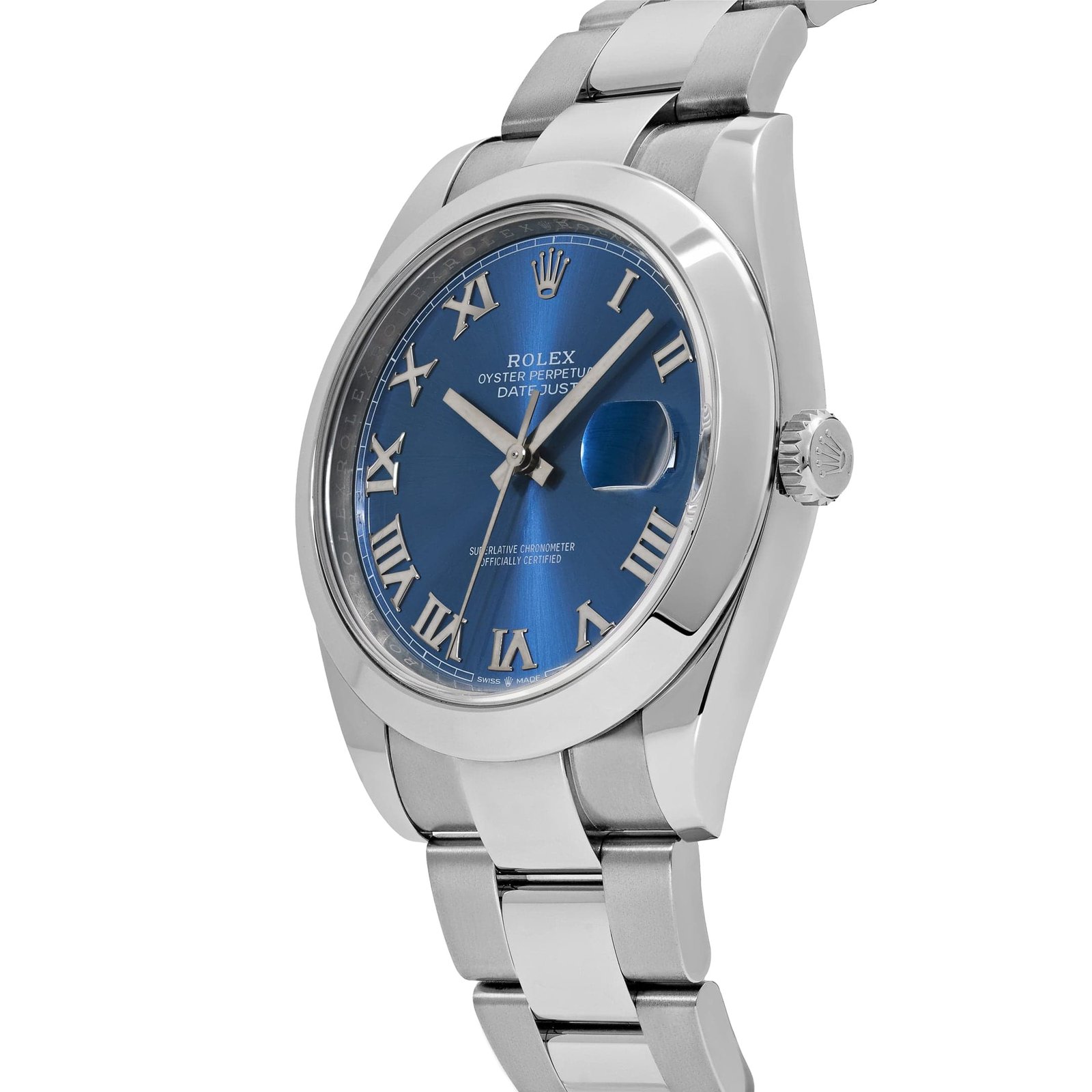 R01ex Datejust 41 126300 Stainless Steel Blue Roman Dial Oyster (2025)