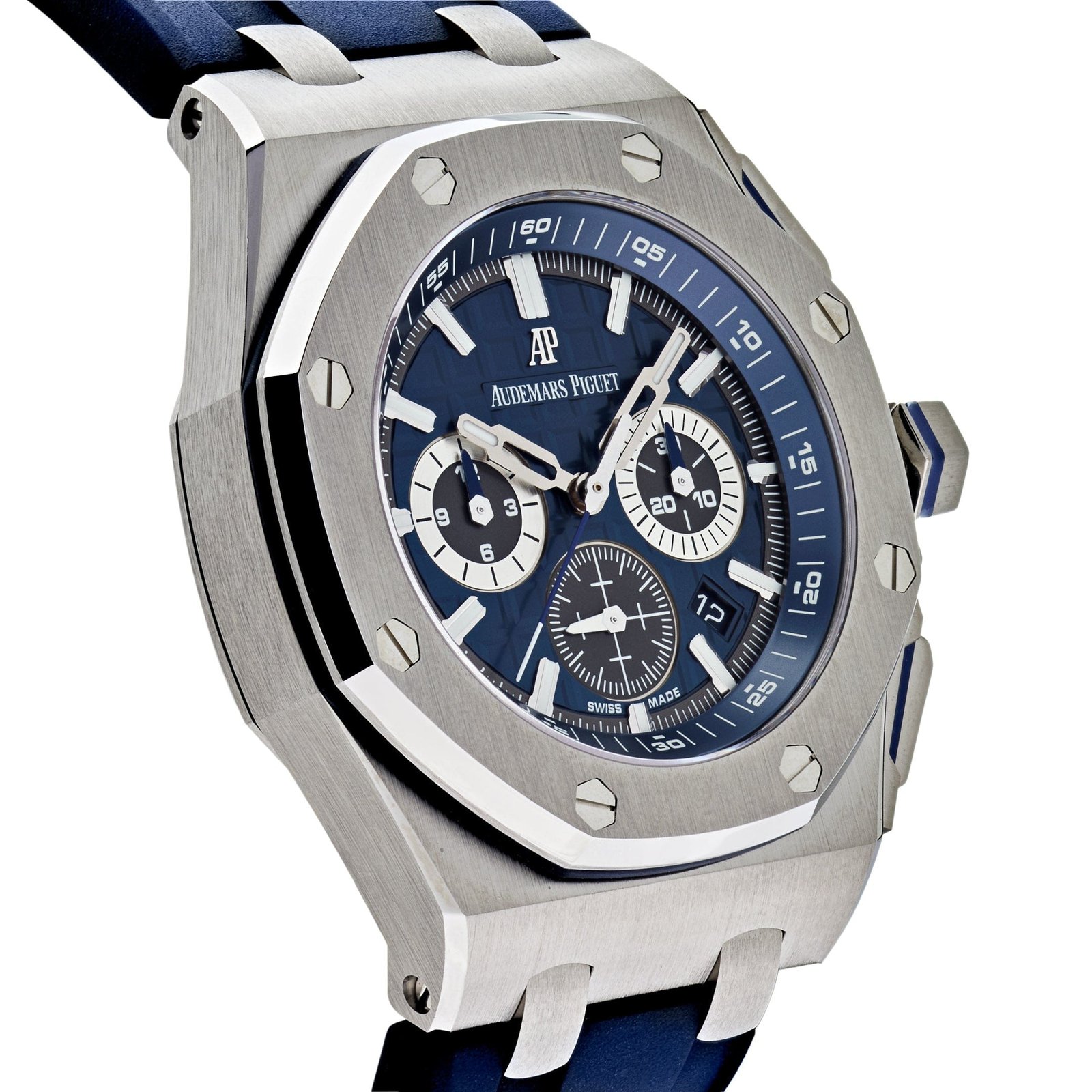 Audemars P1g*et Royal Oak Offshore 26480TI.OO.A027CA.01 Chronograph Titanium Blue Dial