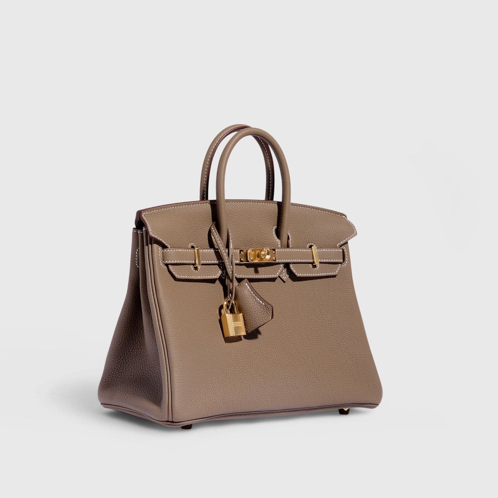 H**me5 Birkin 25 Togo Etoupe Retourne Gold Hardware