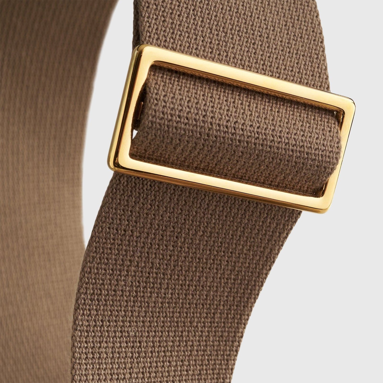 H**me5 Geta Bag Chevre Etoupe Gold Hardware
