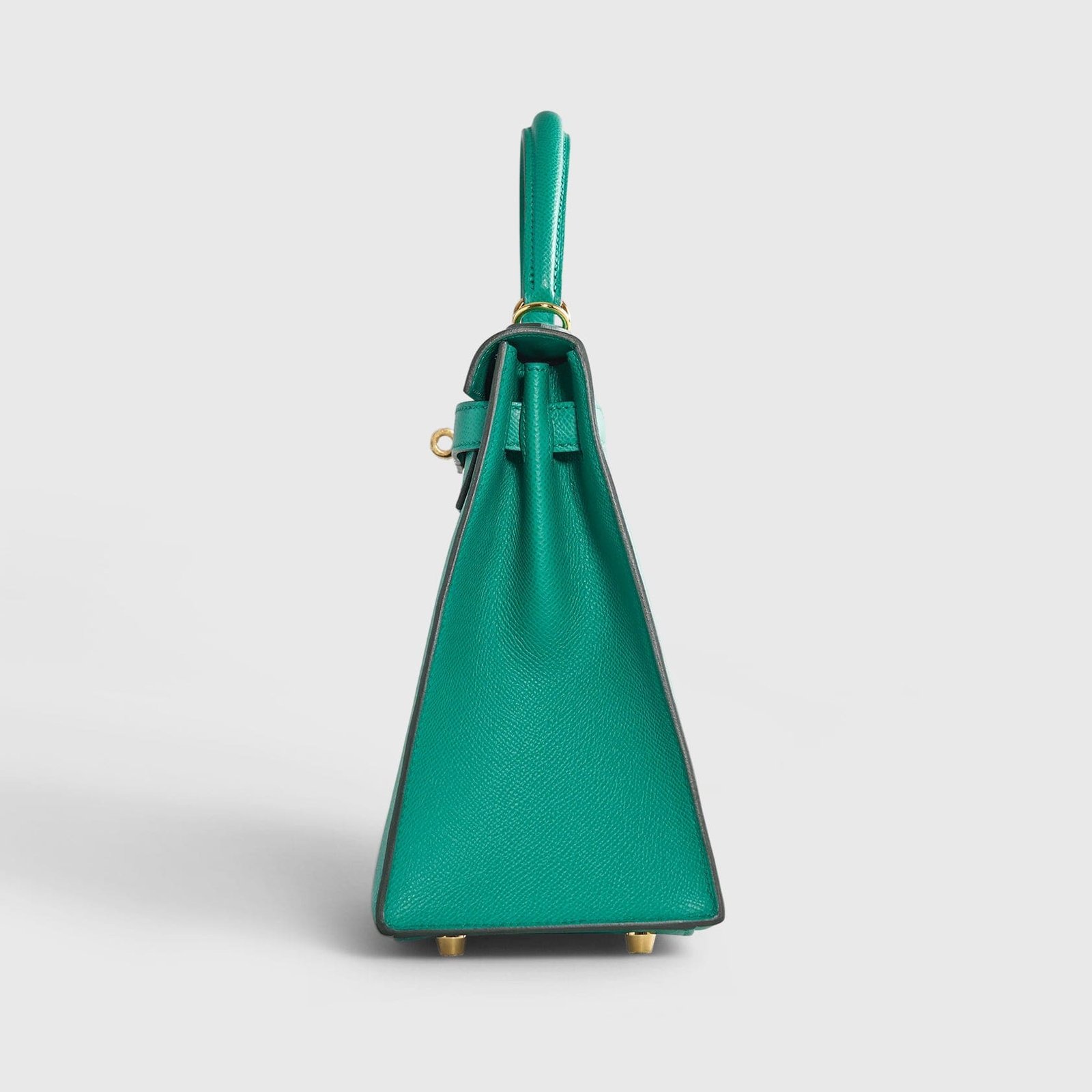 H**me5 Kelly 28 Epsom Vert Jade Sellier Gold Hardware