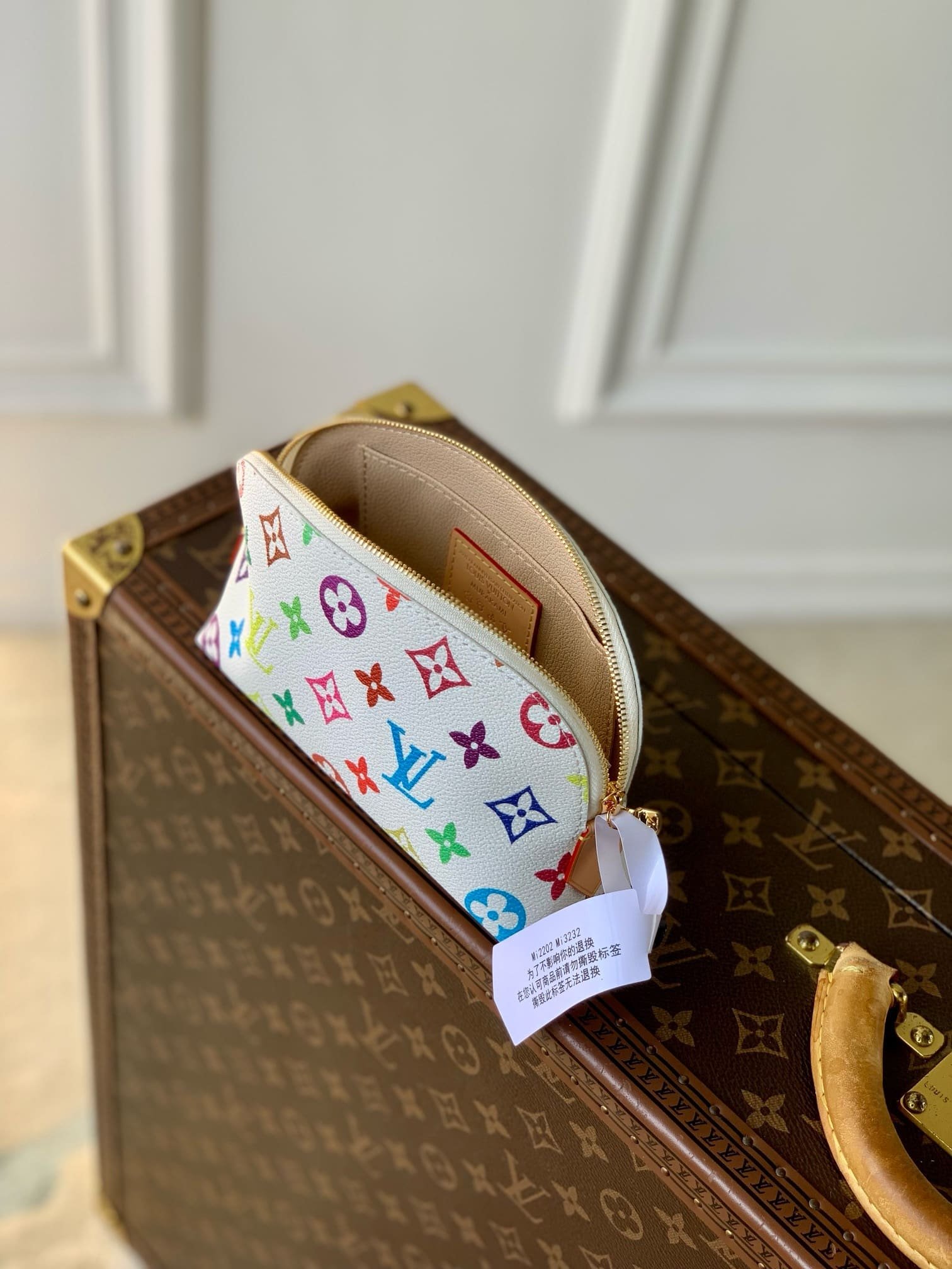 L0vis Vvtt0n M13744 LV x TM Cosmetic Pouch PM