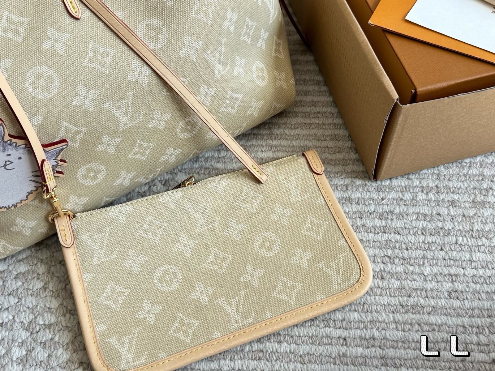 L0vis Vvtt0n Denim carryall