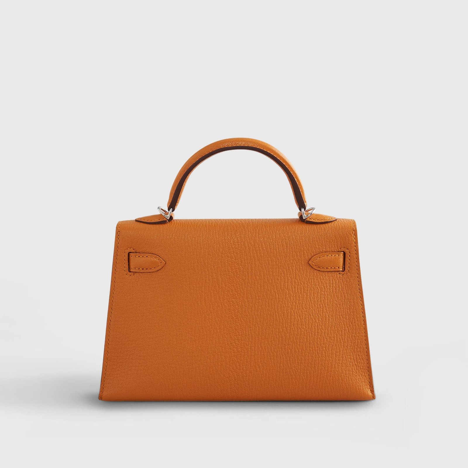H**me5 Kelly Mini Chevre Apricot/Cuivre Sellier Palladium Hardware