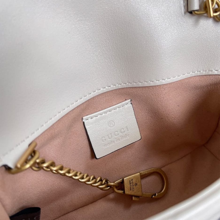 Gvc*1 Marmont matelasse leather S*per mini bag