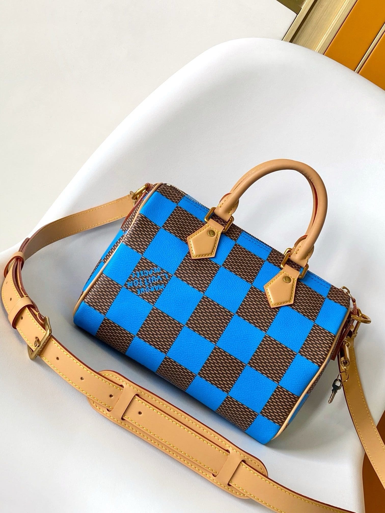 L0vis Vvtt0n N40585 Speedy 25 Bandoulière Damier Pop