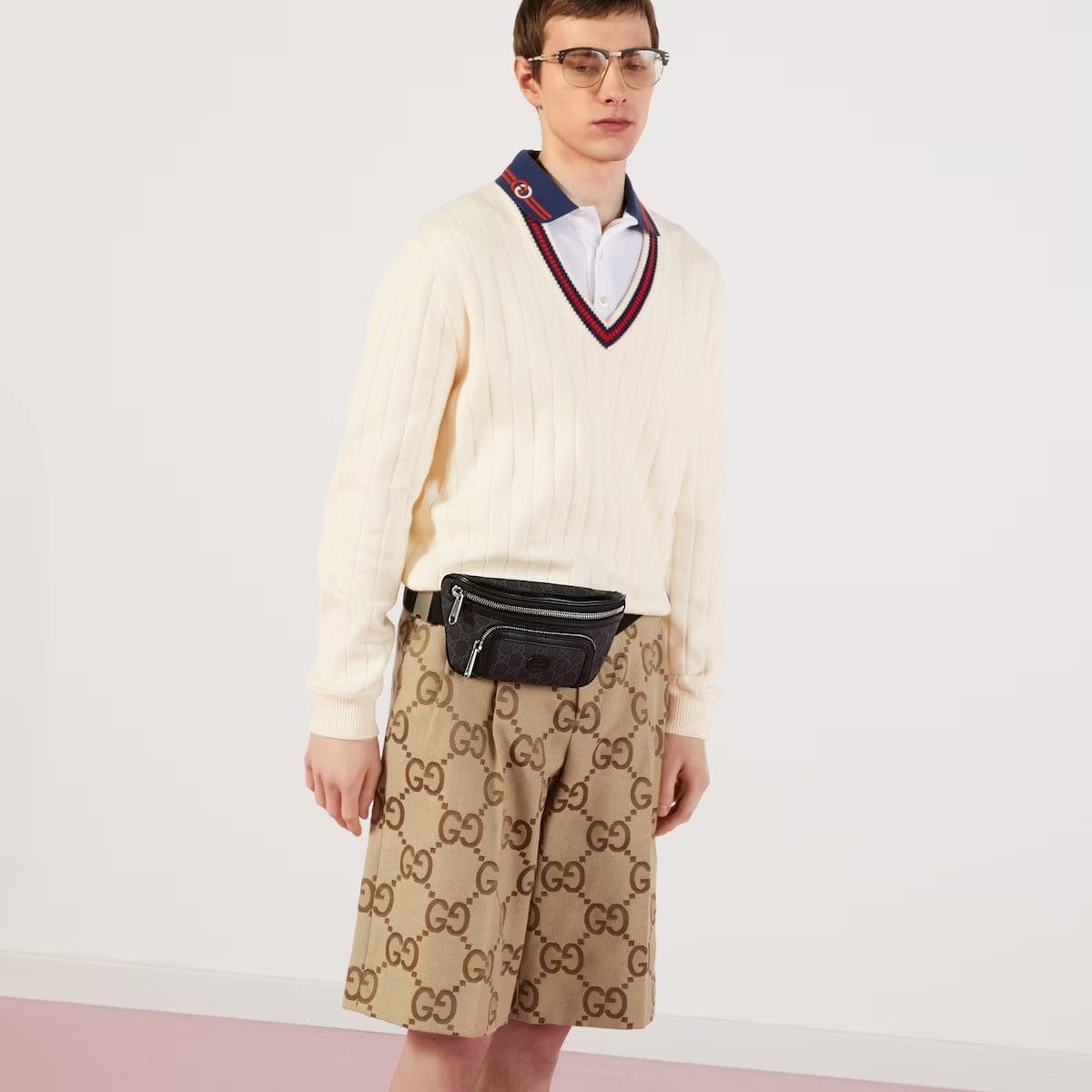 Gvc*1 BELT BAG WITH INTERLOCKING G
