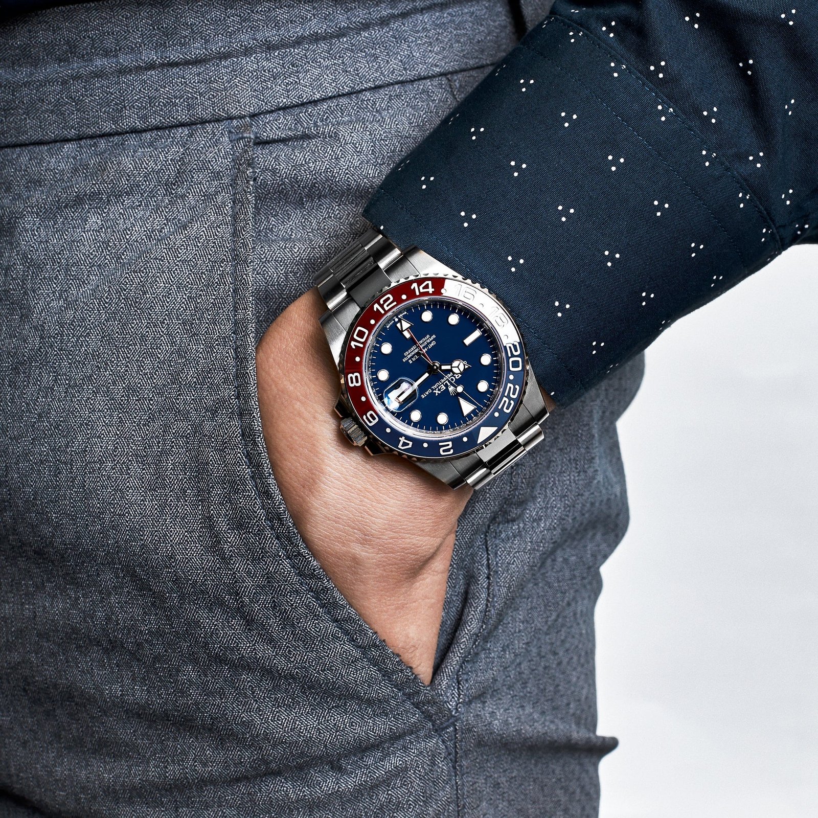 R01ex GMT-Master II 126719BLRO ‘Pepsi’ White Gold Blue Dial (2024)