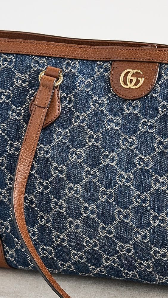 Gvc*1 Blue Denim Ophidia Medium Tote