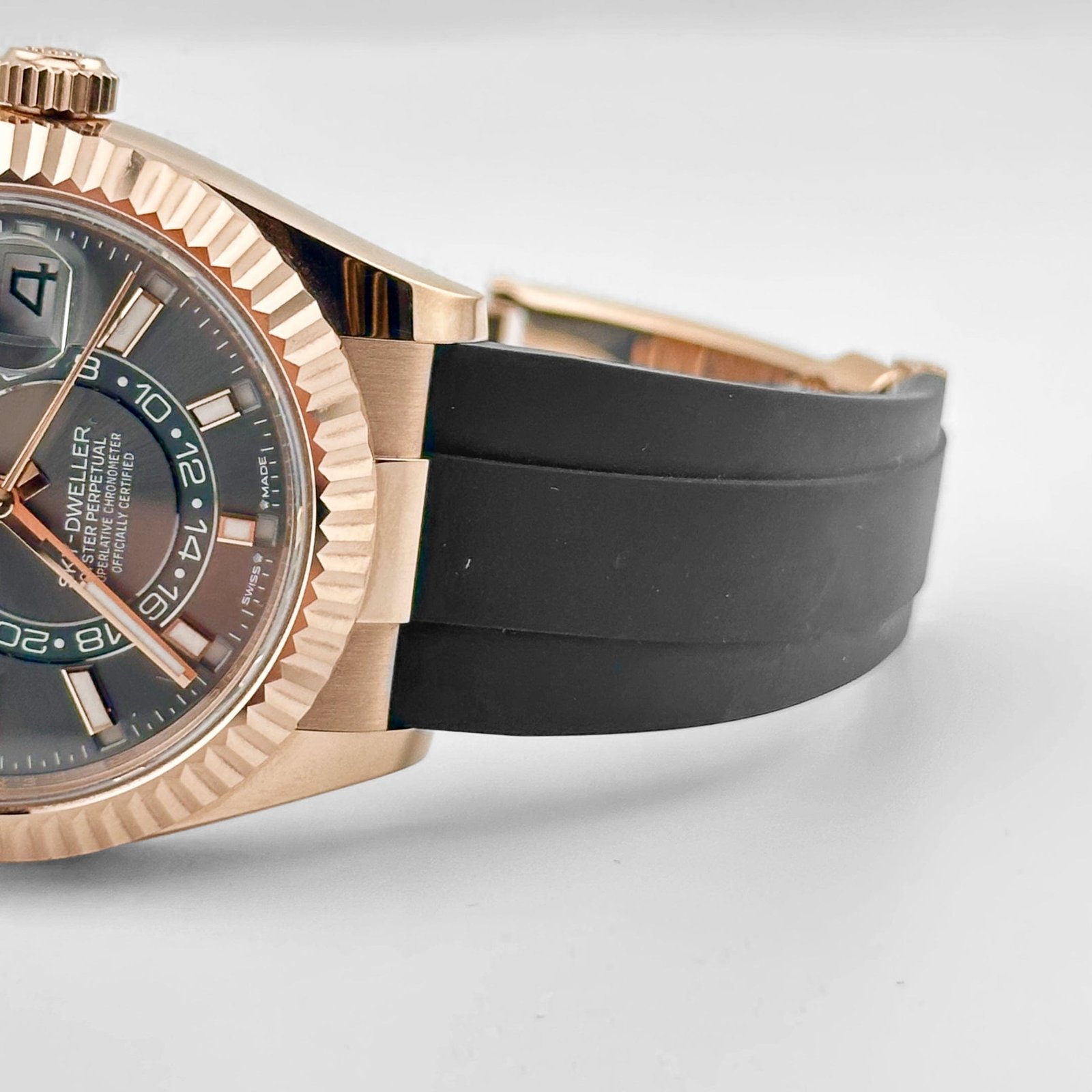 R01ex Sky-Dweller 336235 Rose Gold Slate Rhodium Dial (2024)