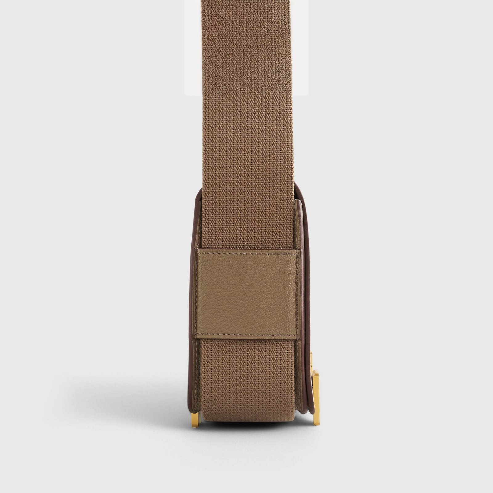 H**me5 Geta Bag Chevre Etoupe Gold Hardware