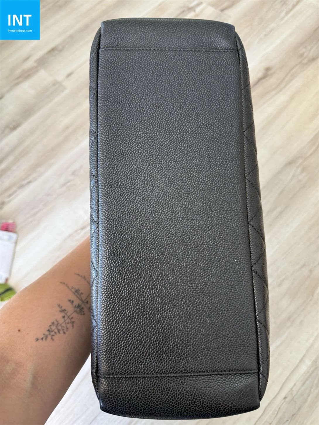 Ch**el Grand Shopping Tote Black Caviar Leather