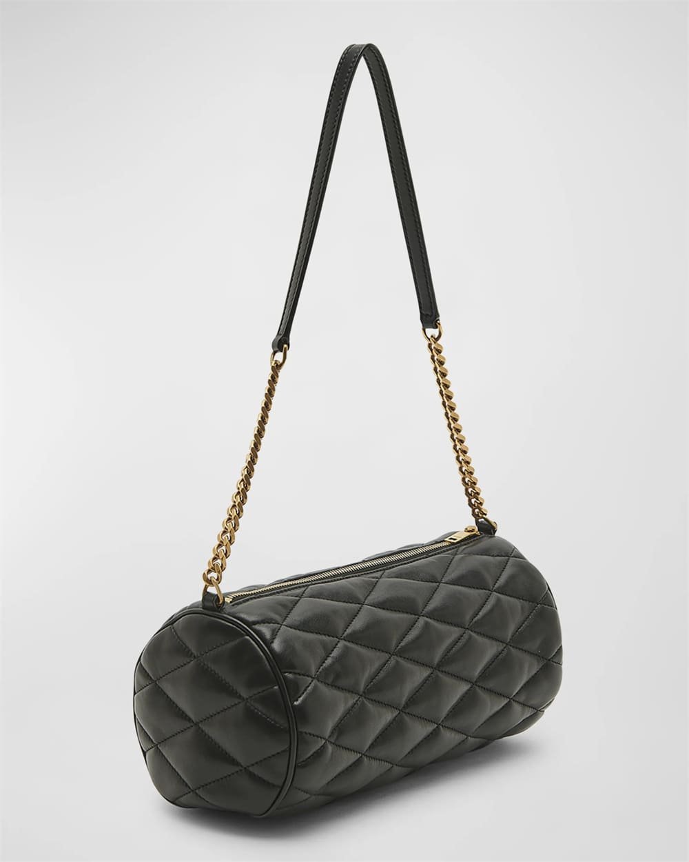 Sa1nt Lau*nt Sade Medium Y51 Tube Shoulder Bag in Quilted Smooth Leather