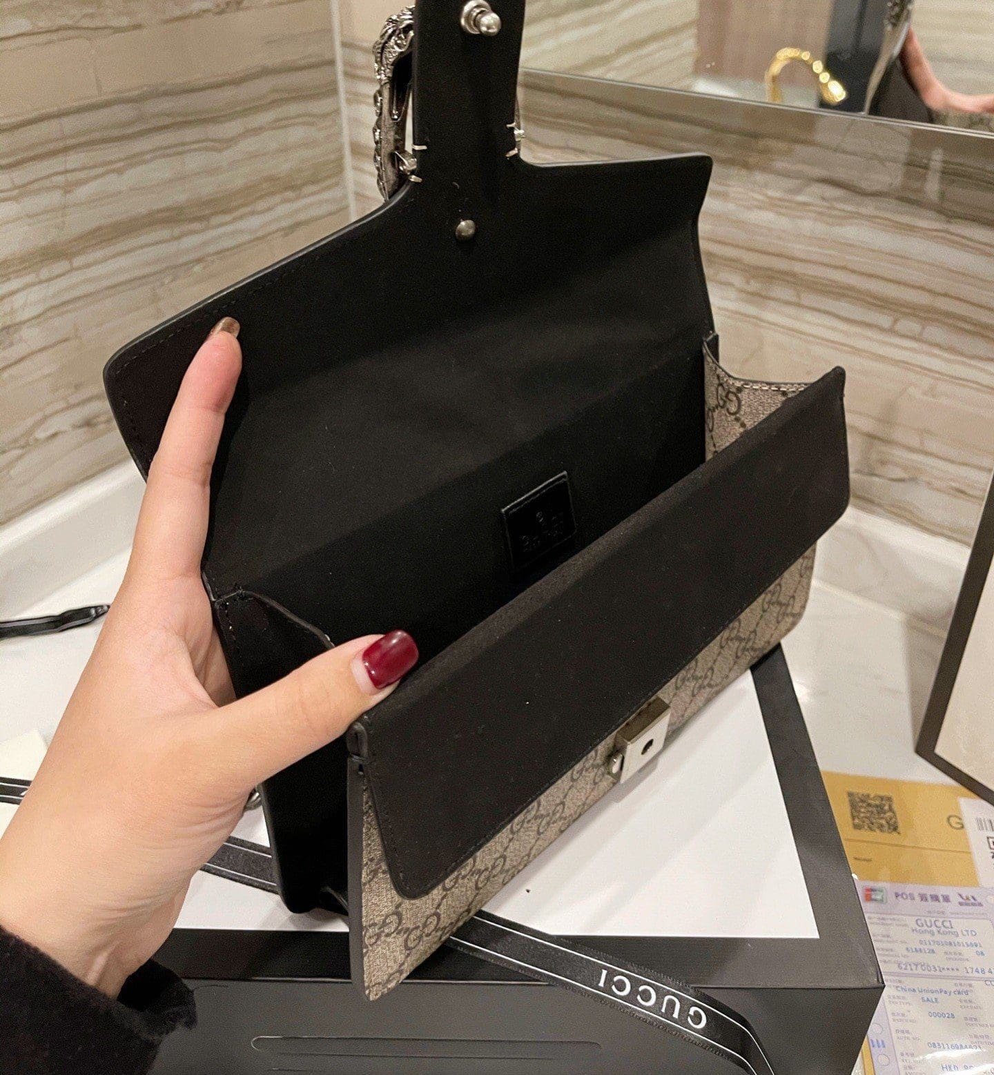 Gvc*1 DIONYSUS GG MEDIUM SHOULDER BAG