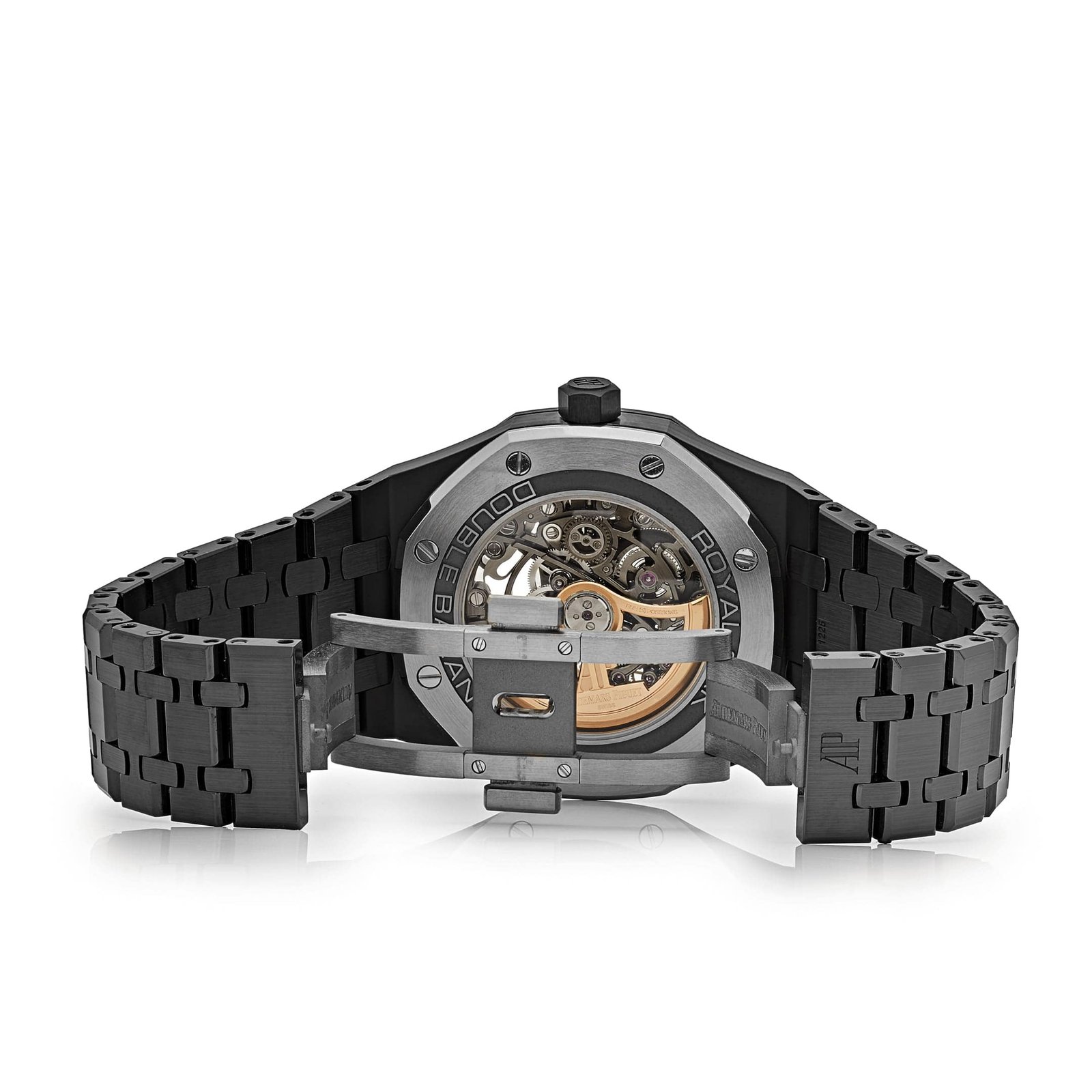 Audemars P1g*et Royal Oak 15416CE.OO.1225CE.01 Double Balance Wheel Openworked Black Ceramic (2020)